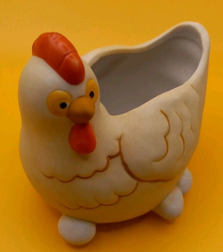 Vintage Ceramic Chicken Holder/Planter
