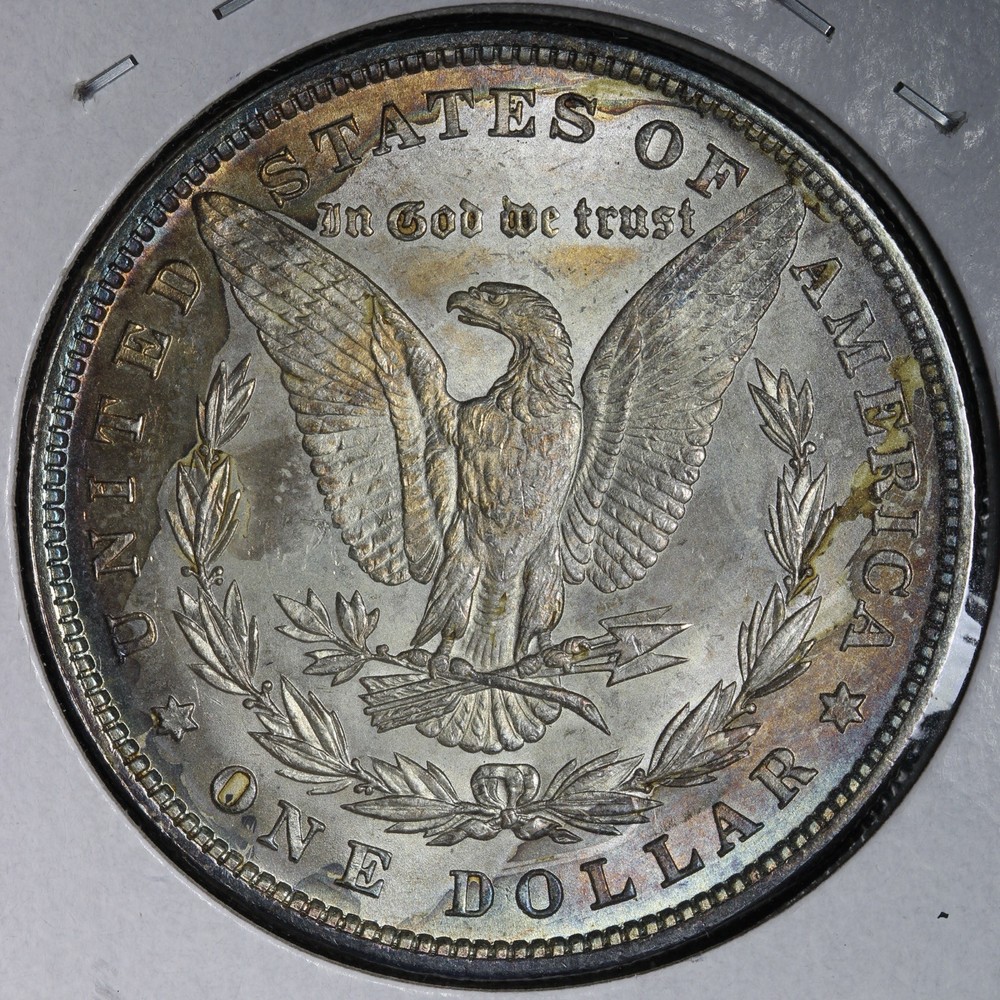 1880 Morgan Silver Dollar BU *UNCIRCULATED* MS TONED E335 KXHM