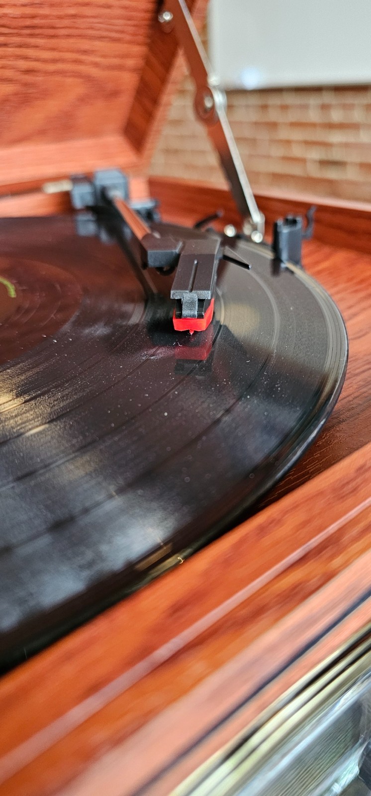 Crosley CR42D-PA Lancaster Turntable Bluetooth Record Player - Open Box Savings!