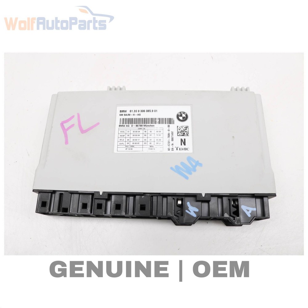2016-2018 BMW 330I - Front SEAT Memory Control Module 9306085