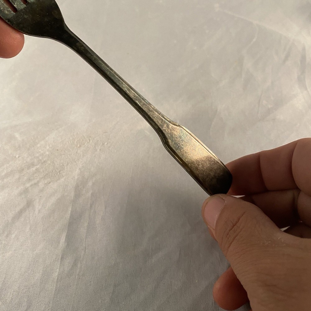 World Silverplated Salad Dessert Fork Unknown Pattern