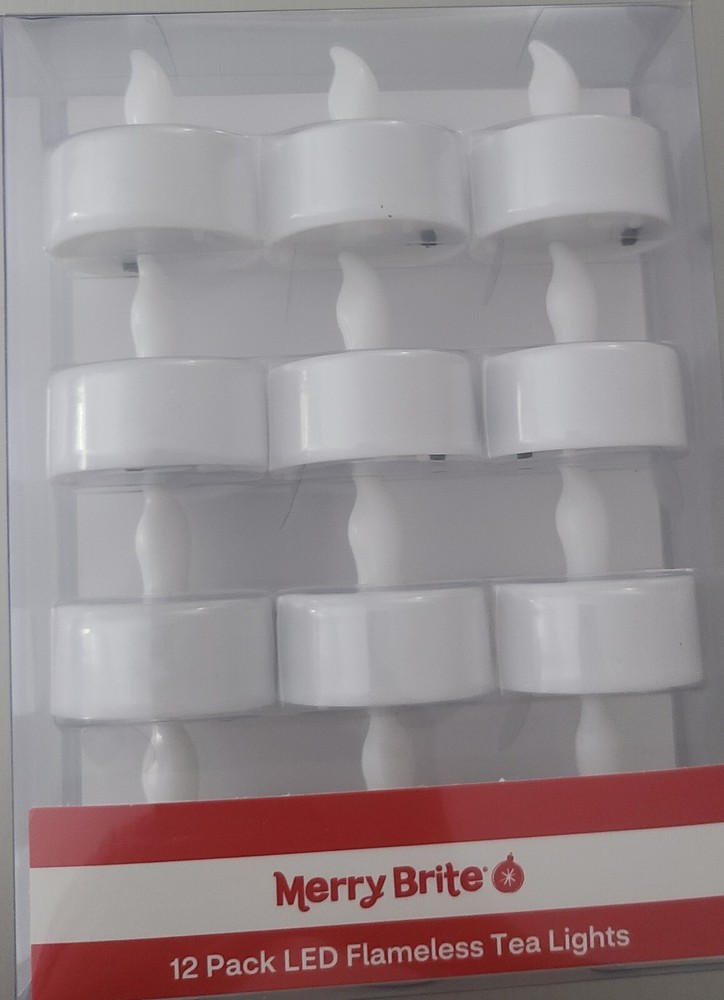 Merry Brite Tealight 12pk