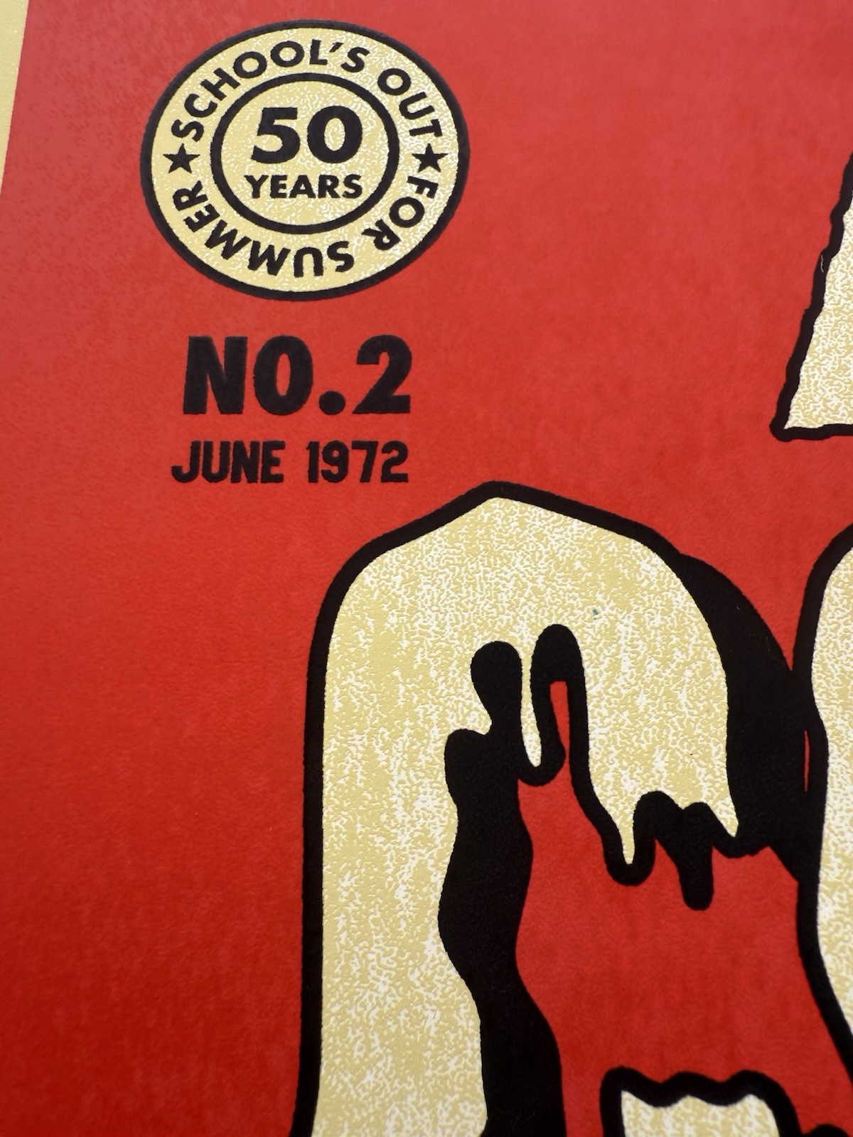 Alice Cooper : Limited School's Out 50th Anniversary Poster 24x18 Official Merch