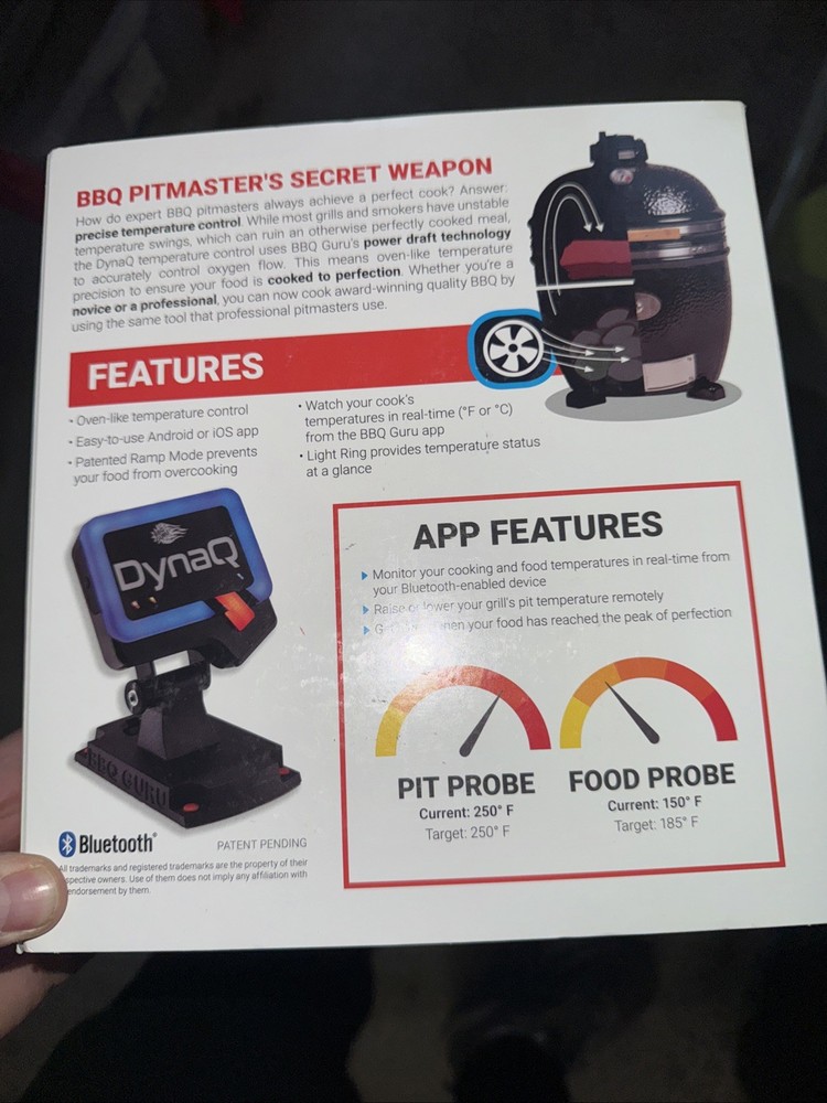 BBQ Guru's DynaQ Bluetooth BBQ Temperature Control Universal Kit