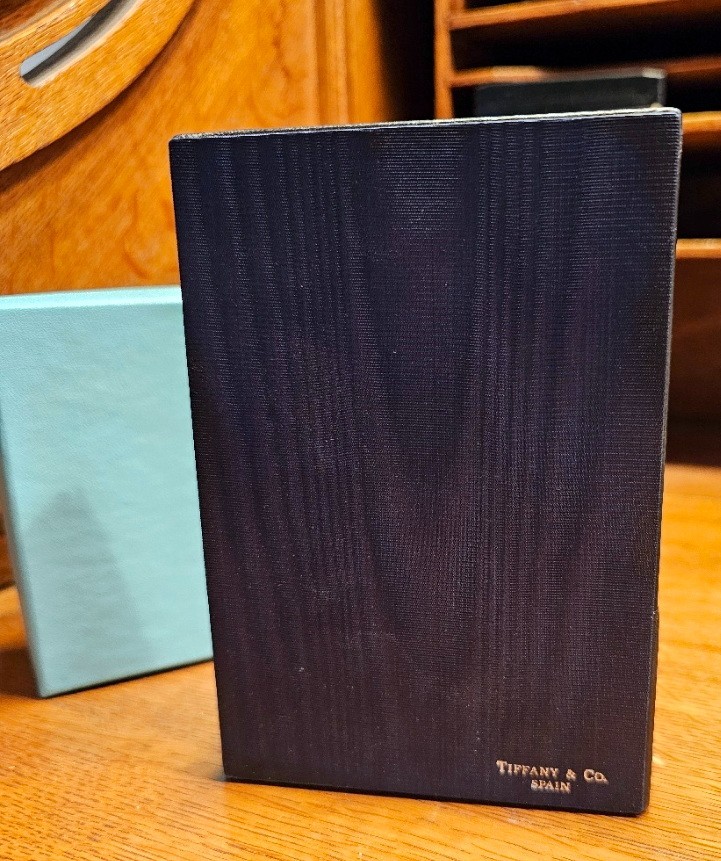 Tiffany note memo pad holder New in box