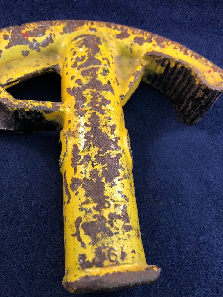 Vintage Yellow Electrunite 1/2" Pipe Bender Model 1472-m-2