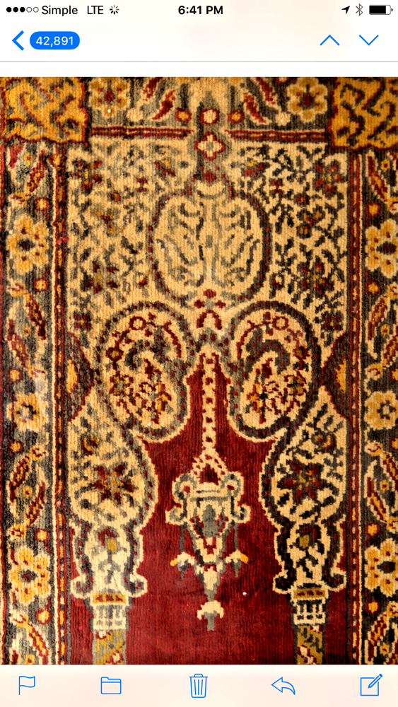 BEUTIFUL TURKISH ISLAMIC MUSLIM PRAYER 2 FRAMED RUG CARPETS