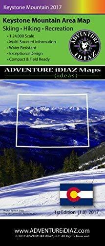 Keystone Colorado Ski Trail & Topographic Map