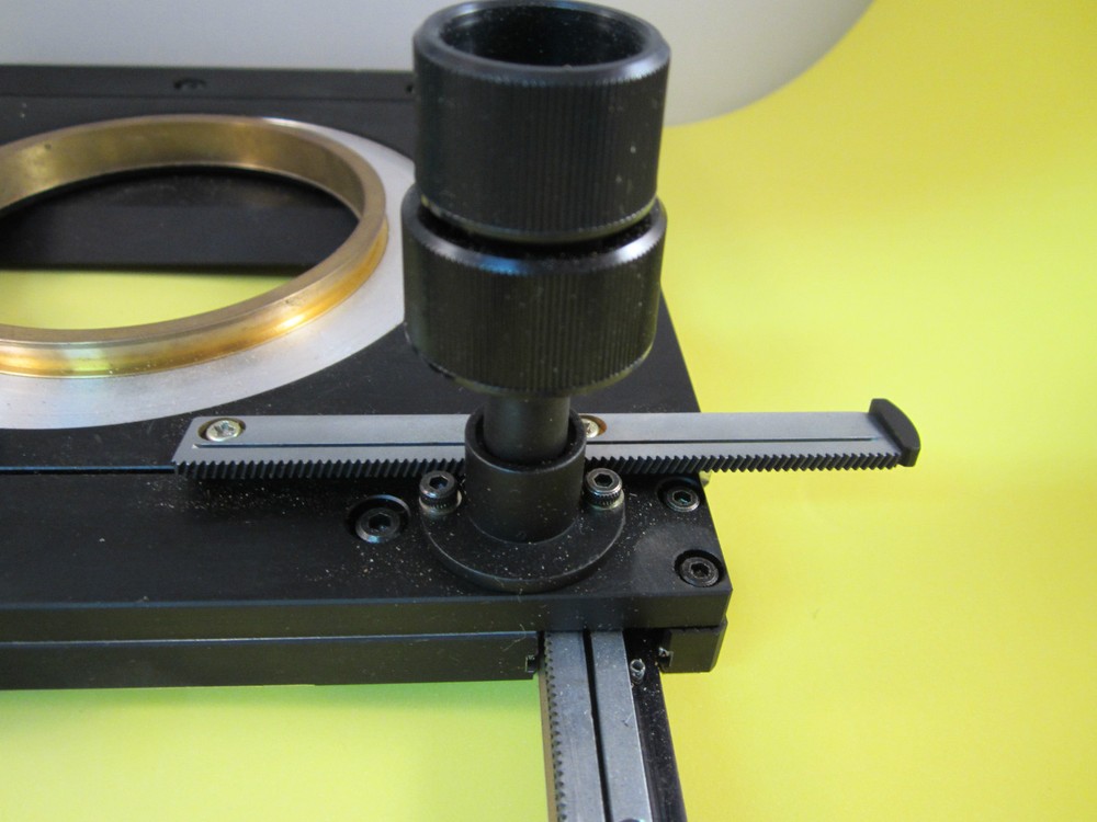 MICROSCOPE NIKON JAPAN PART STAGE SLIDES BIN#C1