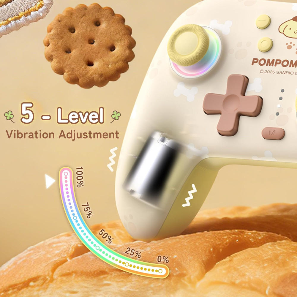 Yellow Switch 2 Controller,Yellow Dog Hall Effect Controllers Wireless for Switc