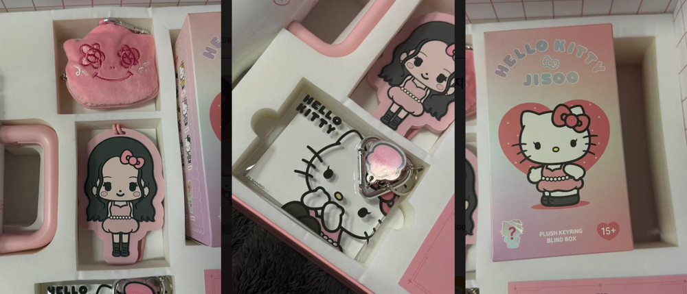 Blackpink Jisoo x Hello Kitty Collaboration Kit Full Package Box SET Unopened