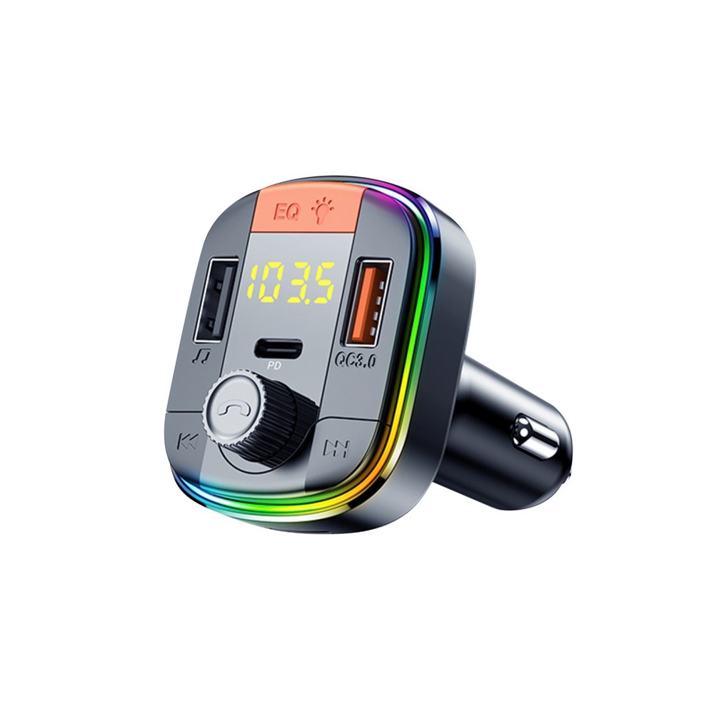 High-Speed USB 2.0 Fast Charging Car MP3 Player FM Transmitter Bluetooth 5.0