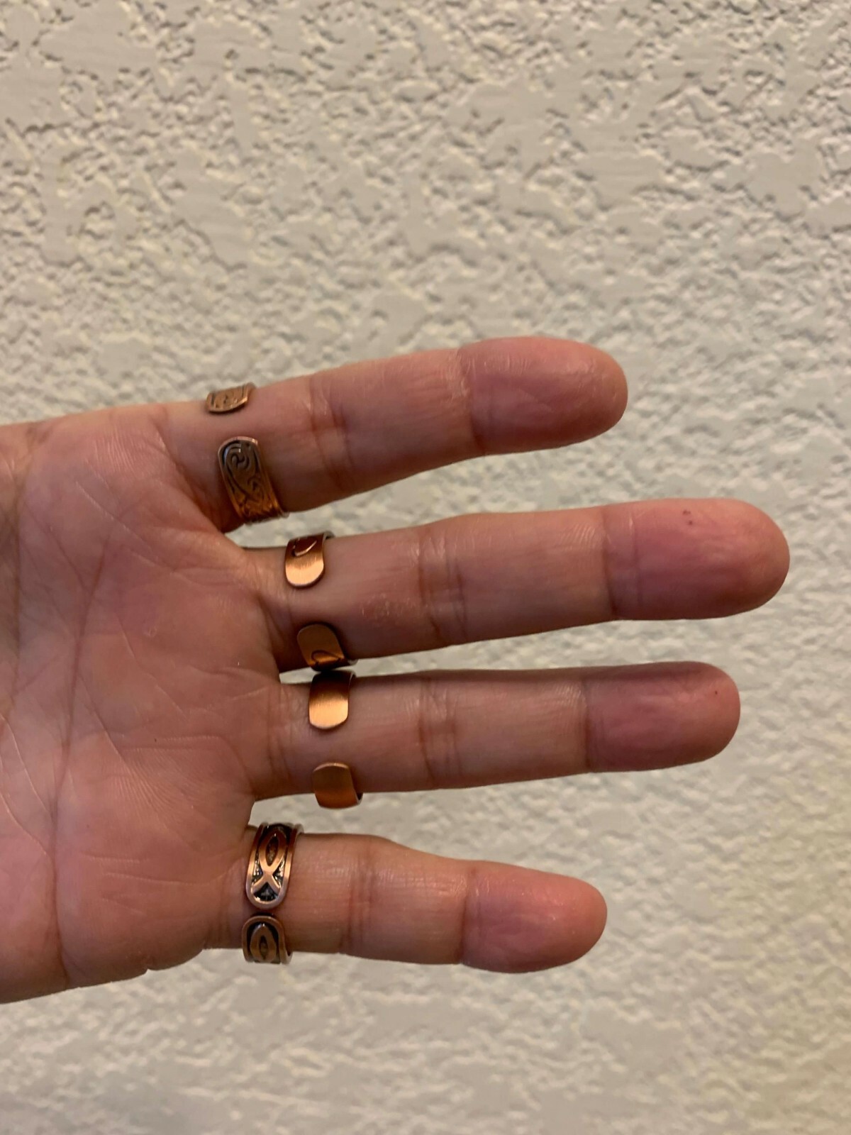 Elegant Pure Copper Ring Arthritis Pain Relief Joint Pain Max Magnets Men Women