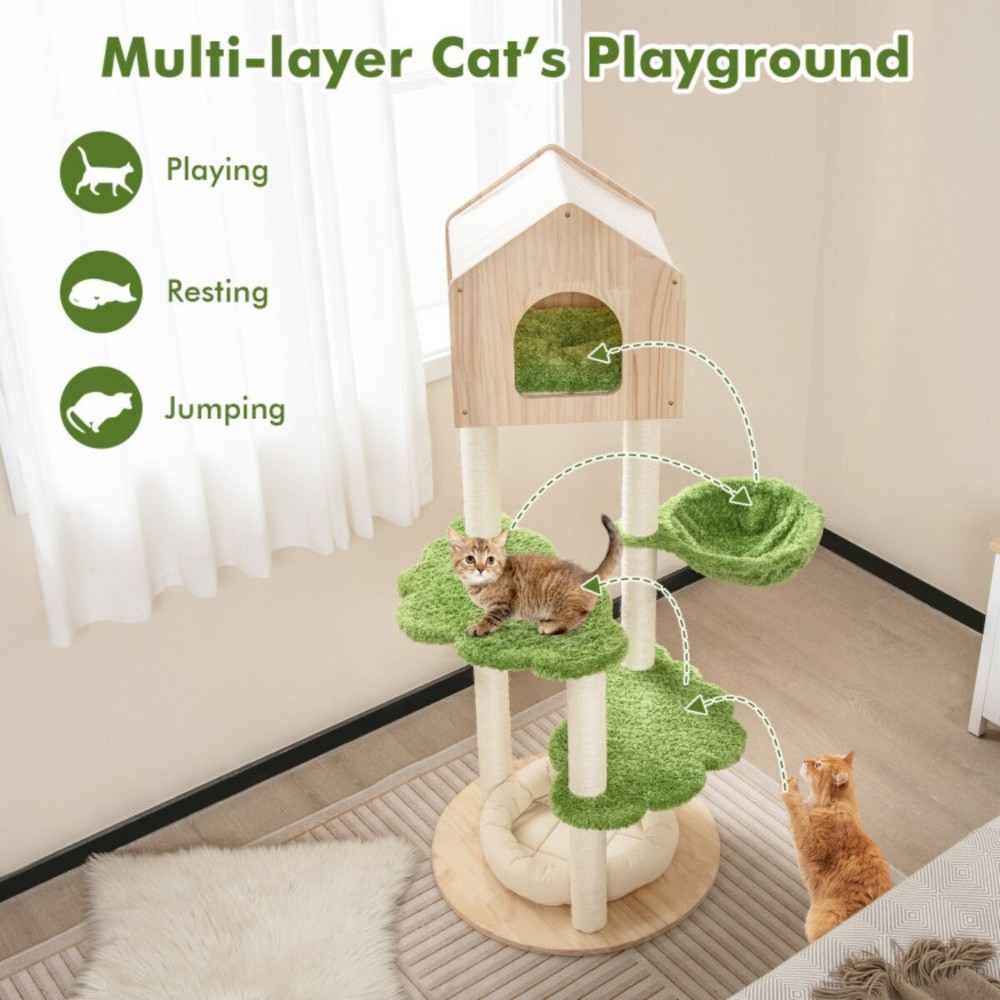 5 Story Cat Tree Cat Villa