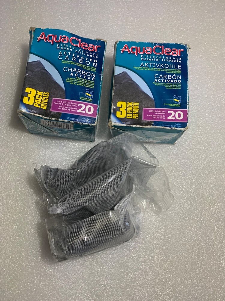 2X Aquaclear 20 Ammonia Remover Insert 3 Pack EACH