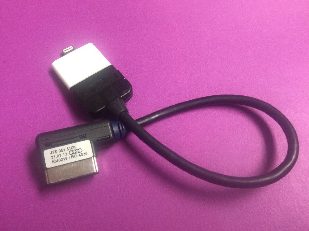 Genuine Audi/VW AMI iPod® /iPhone® Cable MDI 30-PIN Adapter Charger 4F0051510K