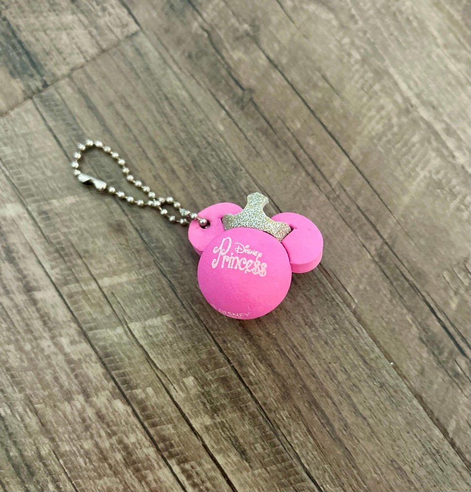 Disney Princess Pink Crown Keychain