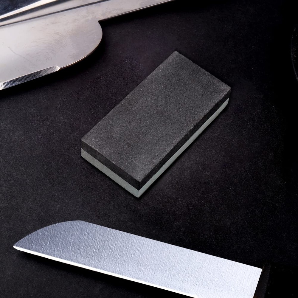 1pc Small Sharpening Stone Dual Sided 400/800 Combination Pocketsized Whetston