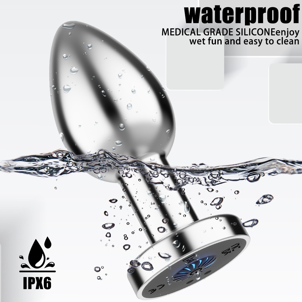 Remote Control Anal Plug Vibrator, 10 Modes Vibrating Butt Plug, Small Butt Plug