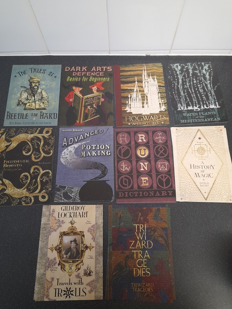 6x Harry Potter Postcard Set = 120 Postcards