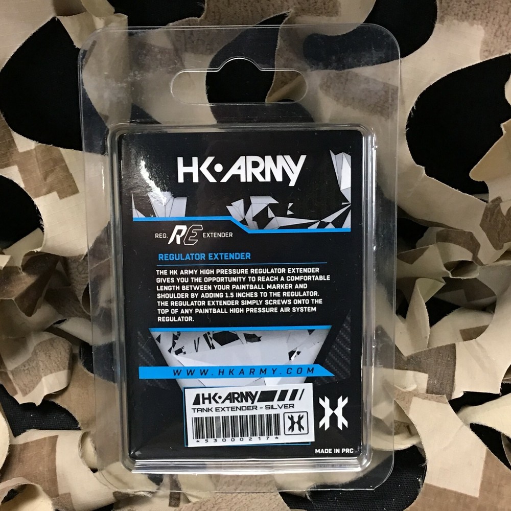 NEW HK Army Tank Regulator Extender - Silver