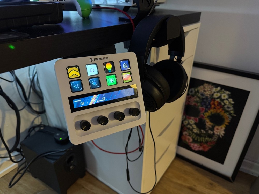 Under Desk Mount for Elgato Stream Deck + Plus – Clean Setup Organizer