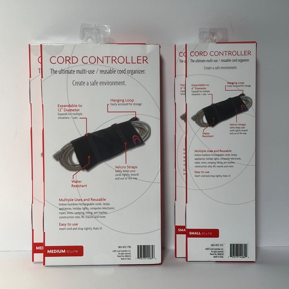 Cord Controller Wrap/Sleeve Multi Use Cable Cord Reusable Organizer