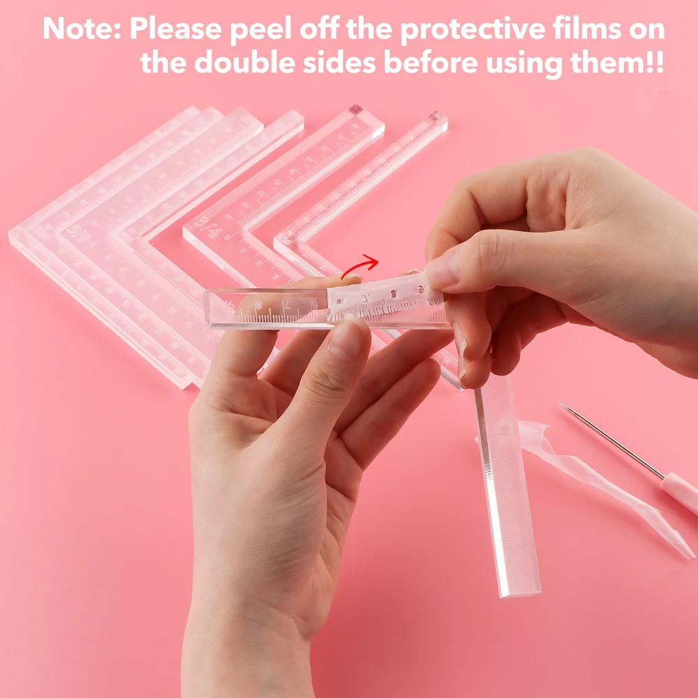 7 Pcs/set Creative Positioning Tools Card Corners Helpers Scrapbooking Tools