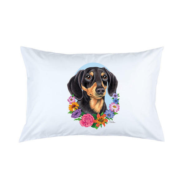 Dachshund Black & Tan Micro Fiber Pillowcase