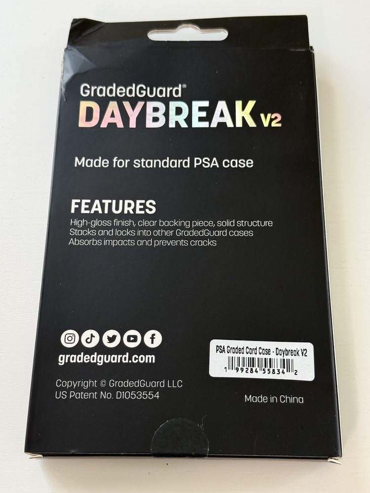 Graded Guard Daybreak V2 Limited Edition PSA Protector Case New