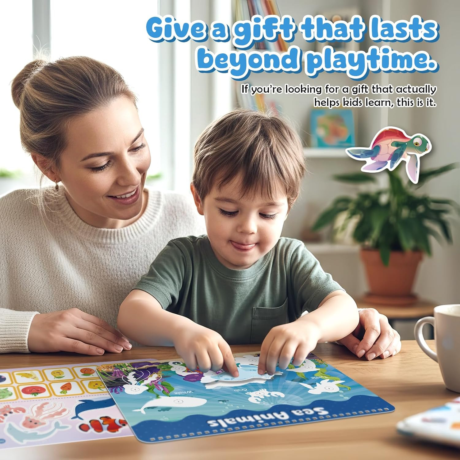 Montessori Busy Book for Toddlers 3-5, Activity Books for Kids, Toddler Busy Boo