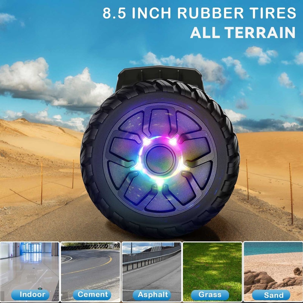 8.5'' Electric Hoverboard Light-Up Bluetooth Self-Balancing Hoverboard Off Road