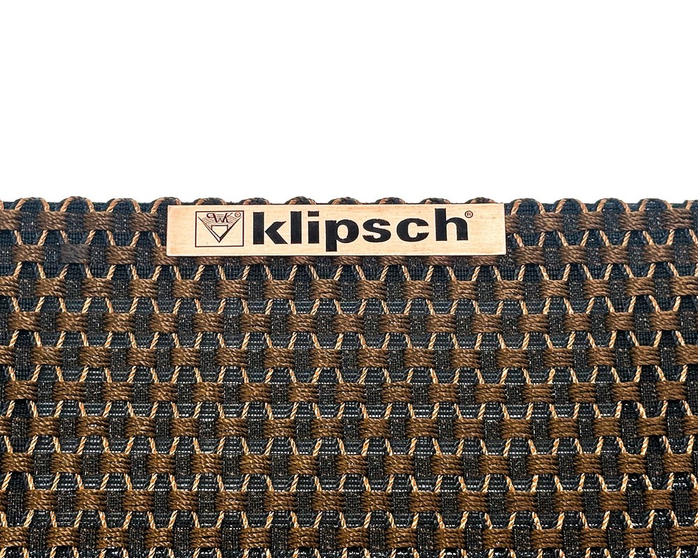 [New] Klipsch Badge Logo Emblem-Solid Copper Look, Pair for Speakers