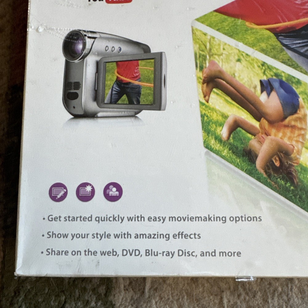 ADOBE PREMIERE ELEMENTS 4 SOFTWARE NEW SEALED PACKAGE YOU TUBE VIDEO EDITING