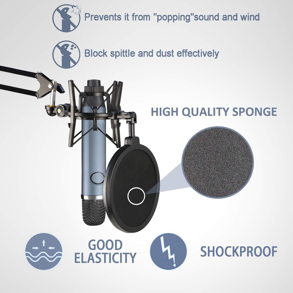 Blue Ember Mic Shock Mount with for Ember, SH100