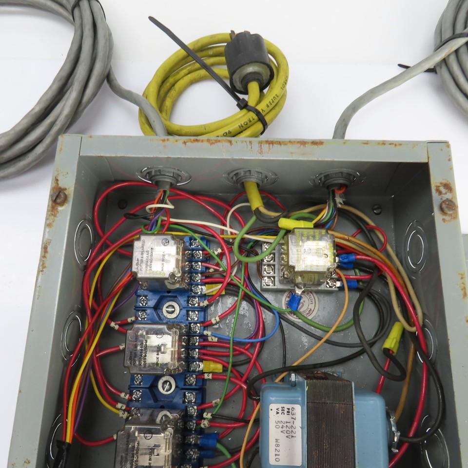 Prewired 120V (4) Motor Starter Control Operator Panel Assembly 24V Controls