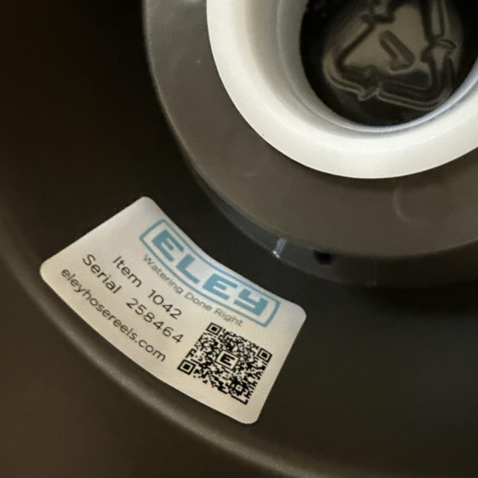 Eley 1042 Free Standing Garden Hose Reel, Reel Only New