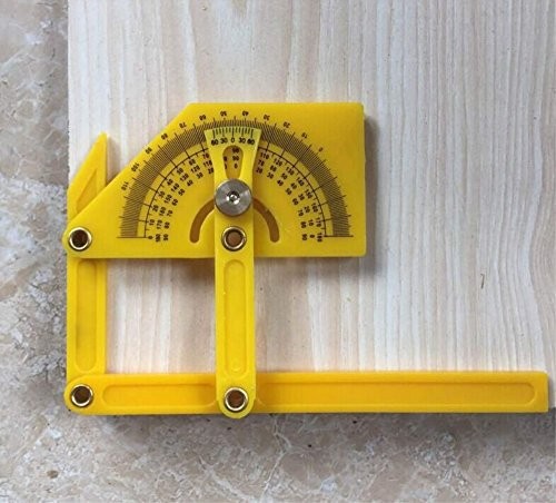 Honbay 1pc Plastic Protractor Angle Finder Measure Arm Ruler Gauge Tool