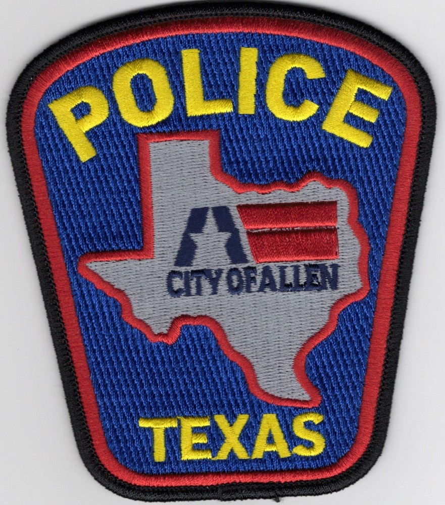 Allen Texas TX Police Patch