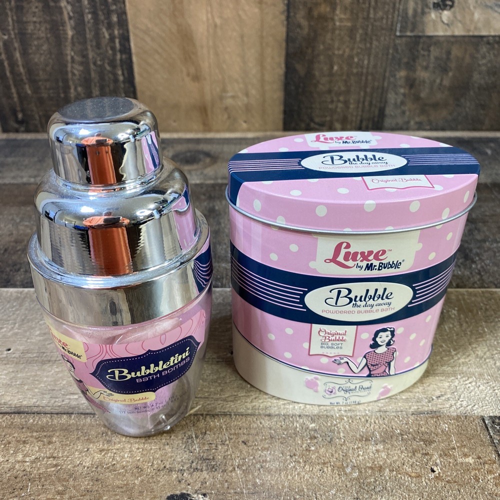 Bubbletini Bath Bombs & Powered Bubble Bath Luxe By Mr. Bubble