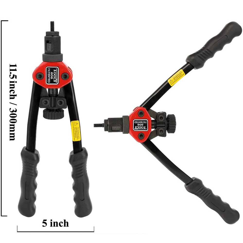 12'' Rivet Gun Kit Rivnut Thread Setting Tool Nut Setter NutSert Metric 900 Nuts