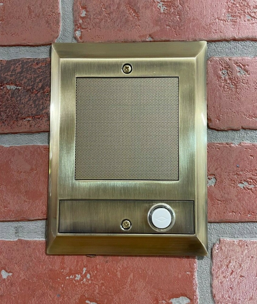 Replacement NuTone IS-69AB Intercom Door Speaker bell button IS69 Antique Brass