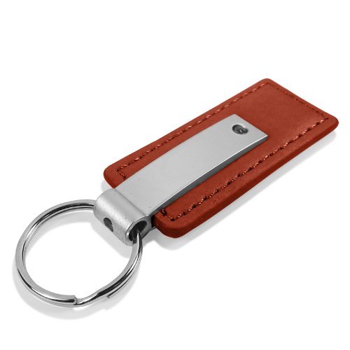 Dodge Ram Brown Leather Key Chain