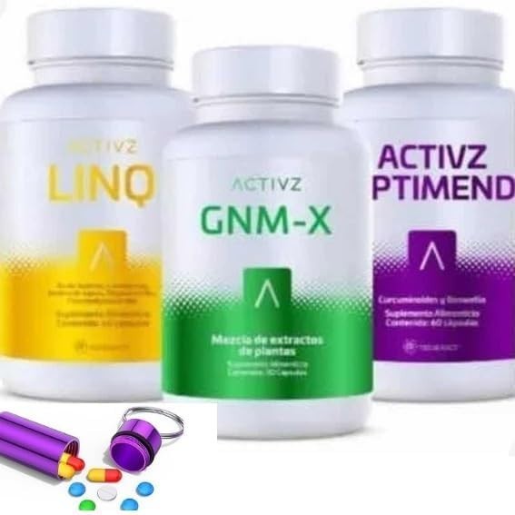 3 Sets ACTIVZ TRIFECTA Combo - GNMX, Linq, Optimend. Exp 26&27, Authentic.