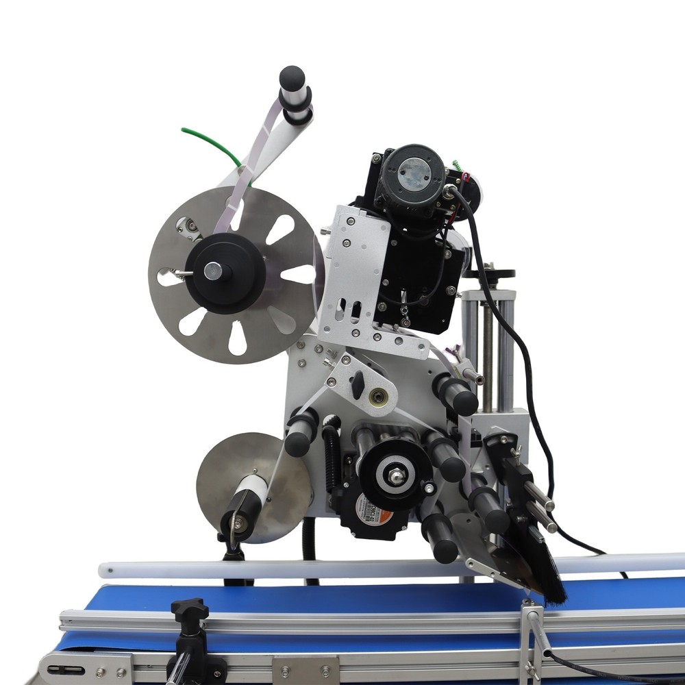 Automatic Desktop Conveyor Table Plate Coding Labeling Machine 25-50PCS/min 800W