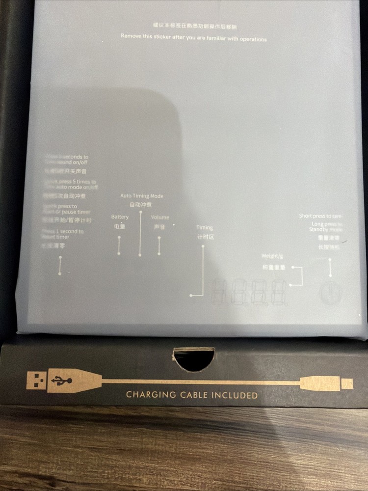 Timemore Black Mirror Basic + Coffee Espresso Weighing Platform Scale NEW Tes006