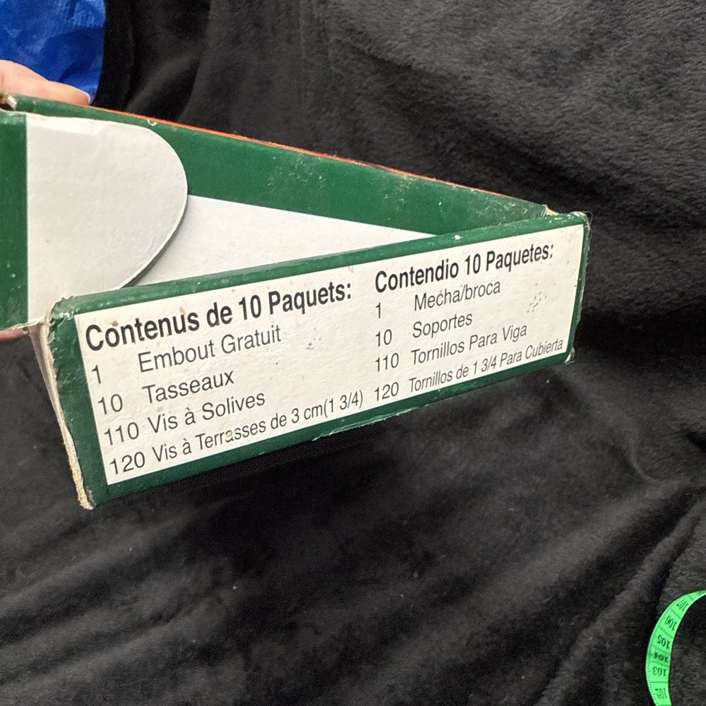 Grabber DECKMASTER DMP175-100 Hidden Bracket System 95% Complete w/ INSTRUCTIONS