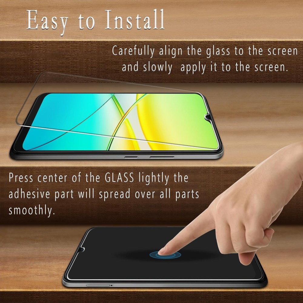(2 Pack) Designed for BLU View 5 Tempered Glass Screen Protector, Anti Clear