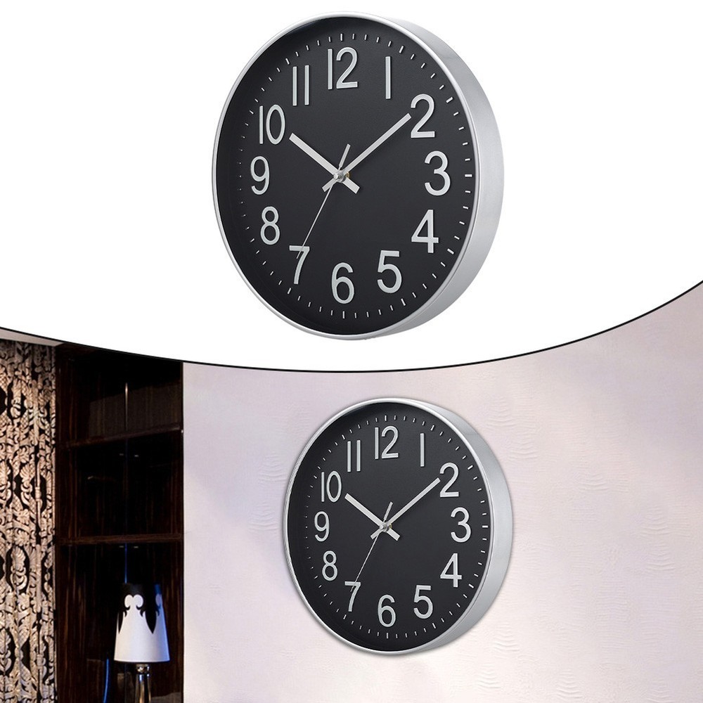 30cm Clock Compact Size Design Easy To Read Numerals Modern Style Clock