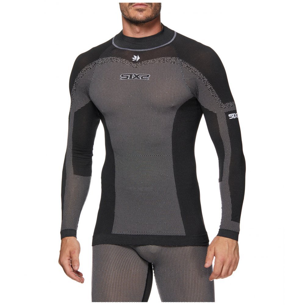 SixS BreezyTouch Long Sleeve Jersey Base Layer Black/Carbon